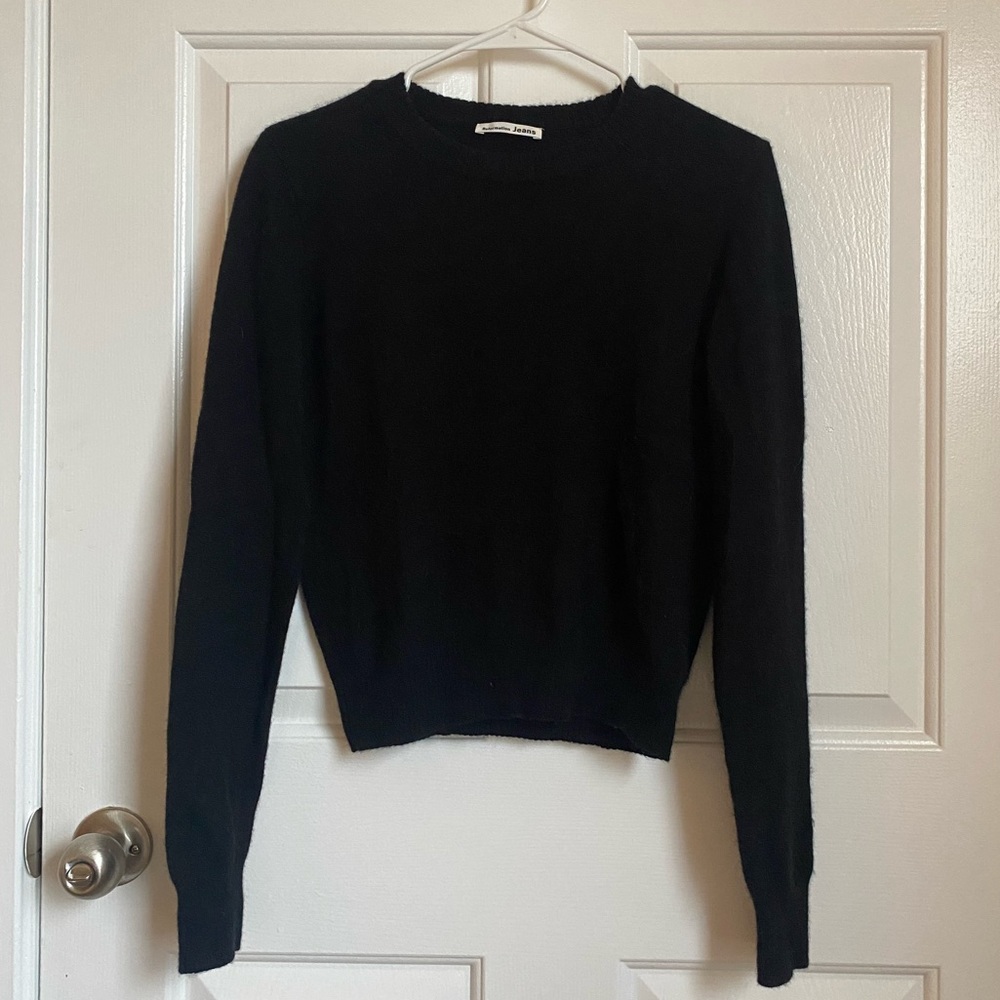 Black reformation sweater size small